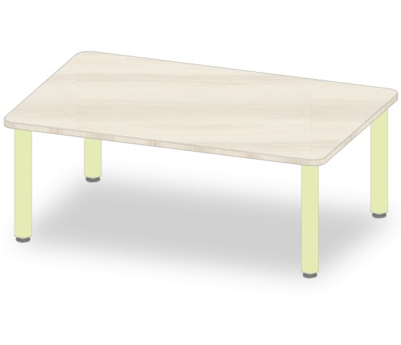 TABLE RECTANGLE 80x120 H46