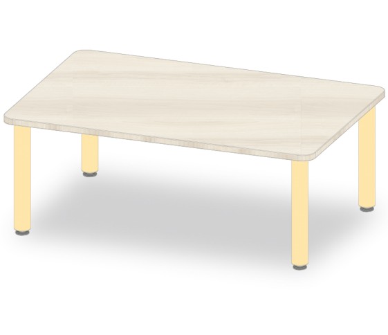 TABLE RECTANGLE 80x120 H46