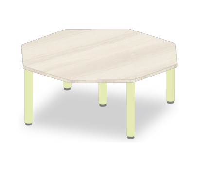 TABLE OCTOGONALE D120 H46