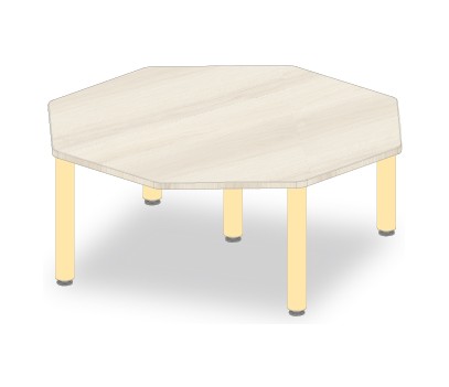 TABLE OCTOGONALE D120 H46